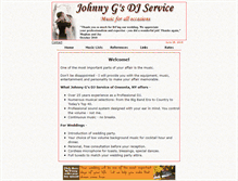 Tablet Screenshot of johnnyg.com